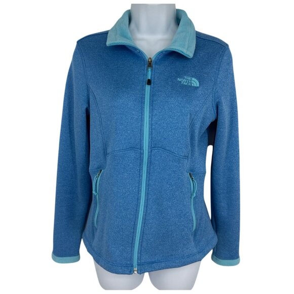 The North Face Womens Full-Zip Fleece Jacket With Pockets & Logo Embroidery Sz S - Picture 1 of 12